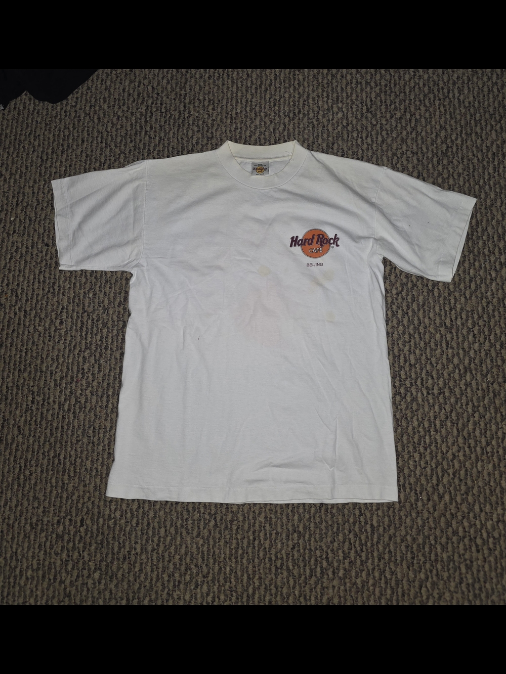 Hard Rock Cafe White Logo T-Shirt - Men